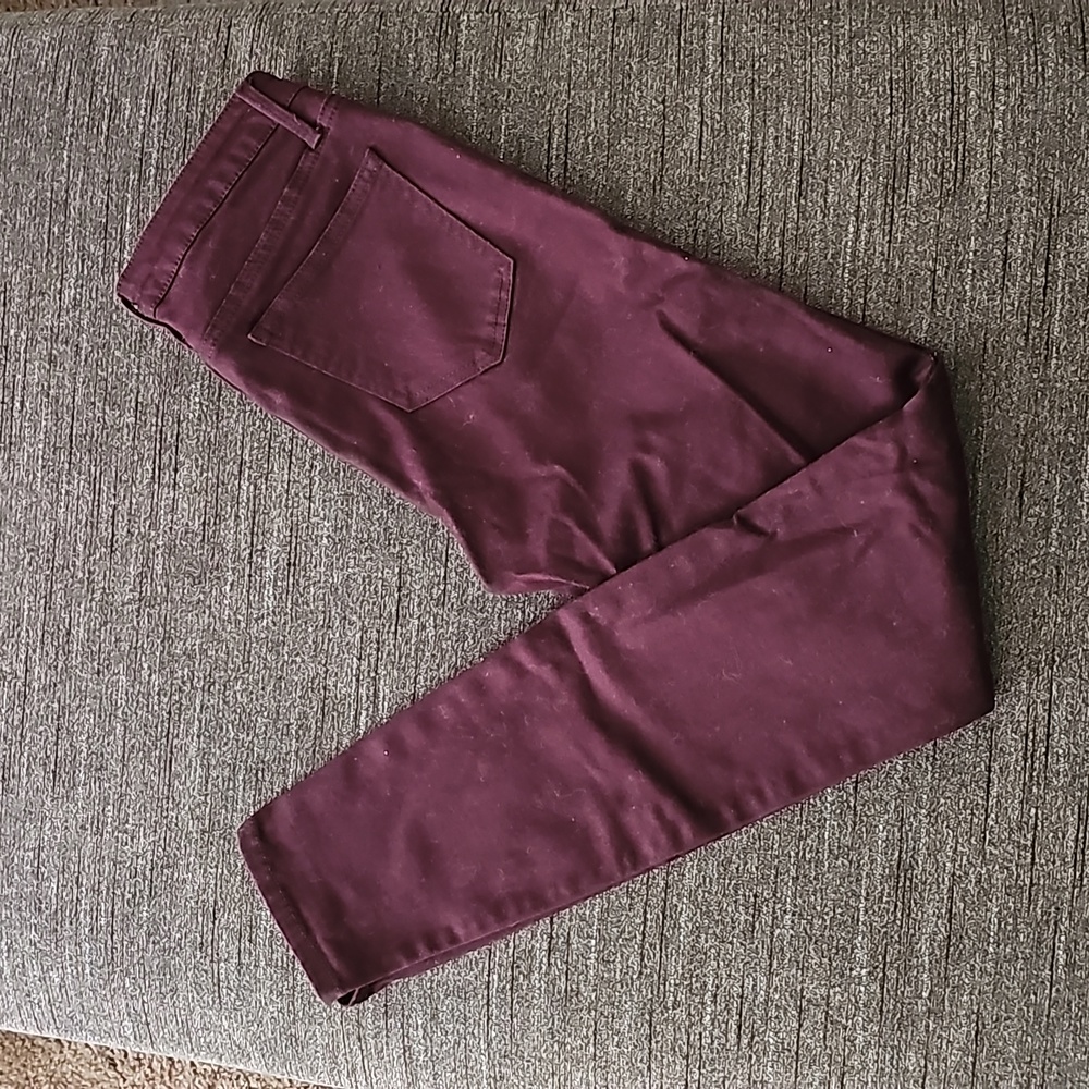 Buffalo Burgundy Skinny Jeans, Size 27